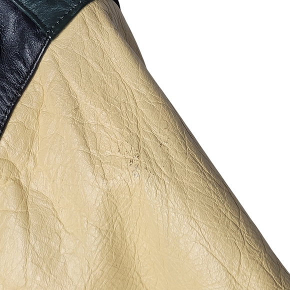 Vintage Jeff Hamilton Disney Mickey Mouse World Champs Leather Bomber Jacket - Picture 6 of 8